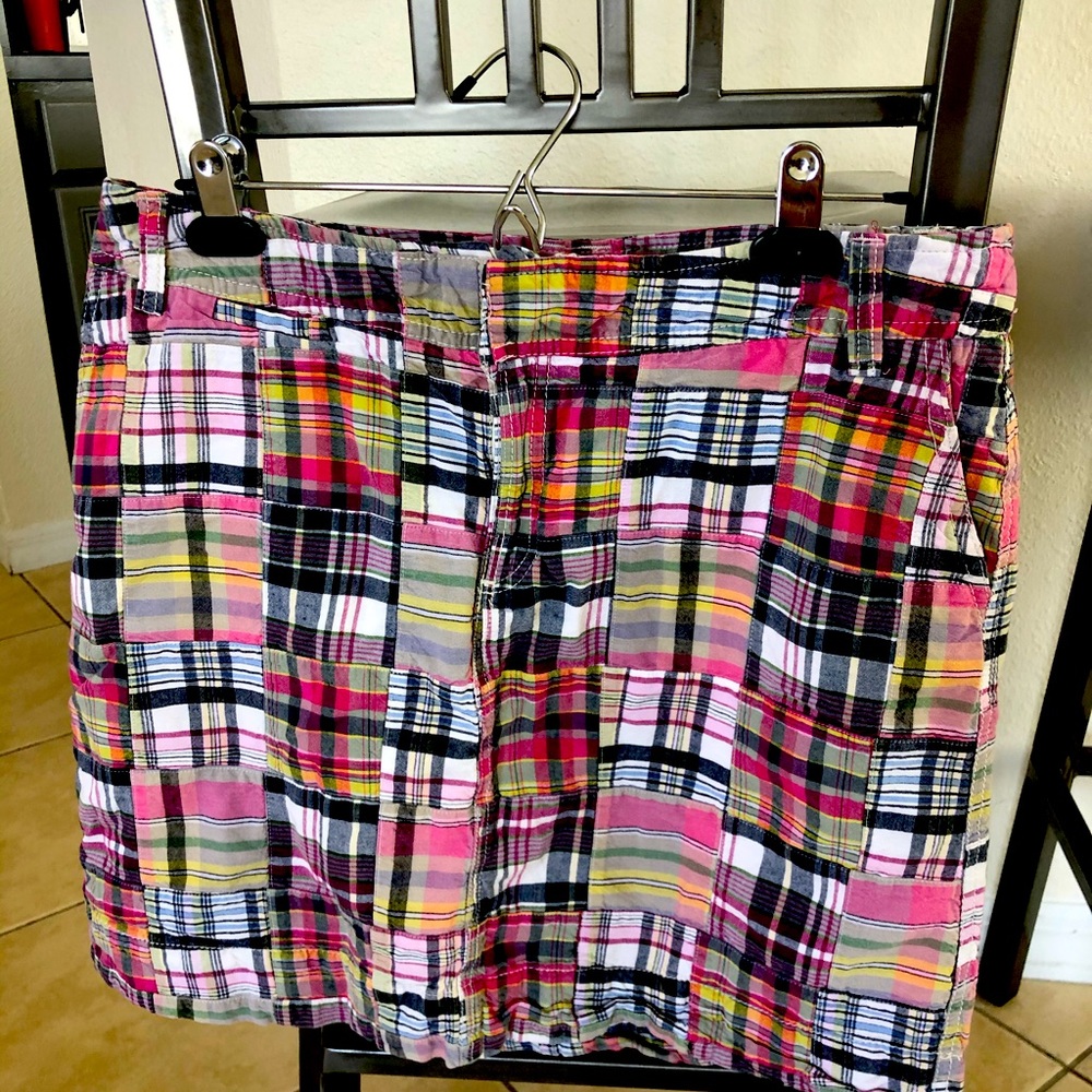 Madras plaid skirt - Size 12